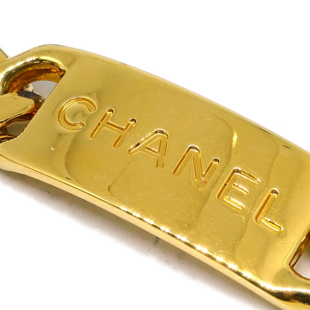 AMORE Vintage CHANEL Medallion Chain Belt Gold 95A Small Good 191728 5 AMORE Vintage CHANEL Medallion Chain Belt Gold 95A Small Good 191728 - Image 3
