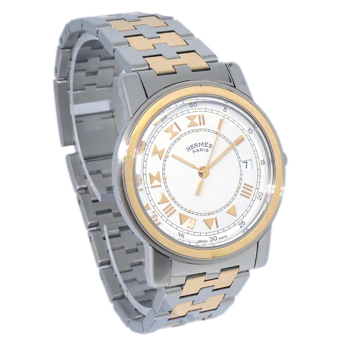 AMORE Vintage HERMES Carrick Watch SS 192025 4 AMORE Vintage HERMES Carrick Watch SS 192025 - Image 2