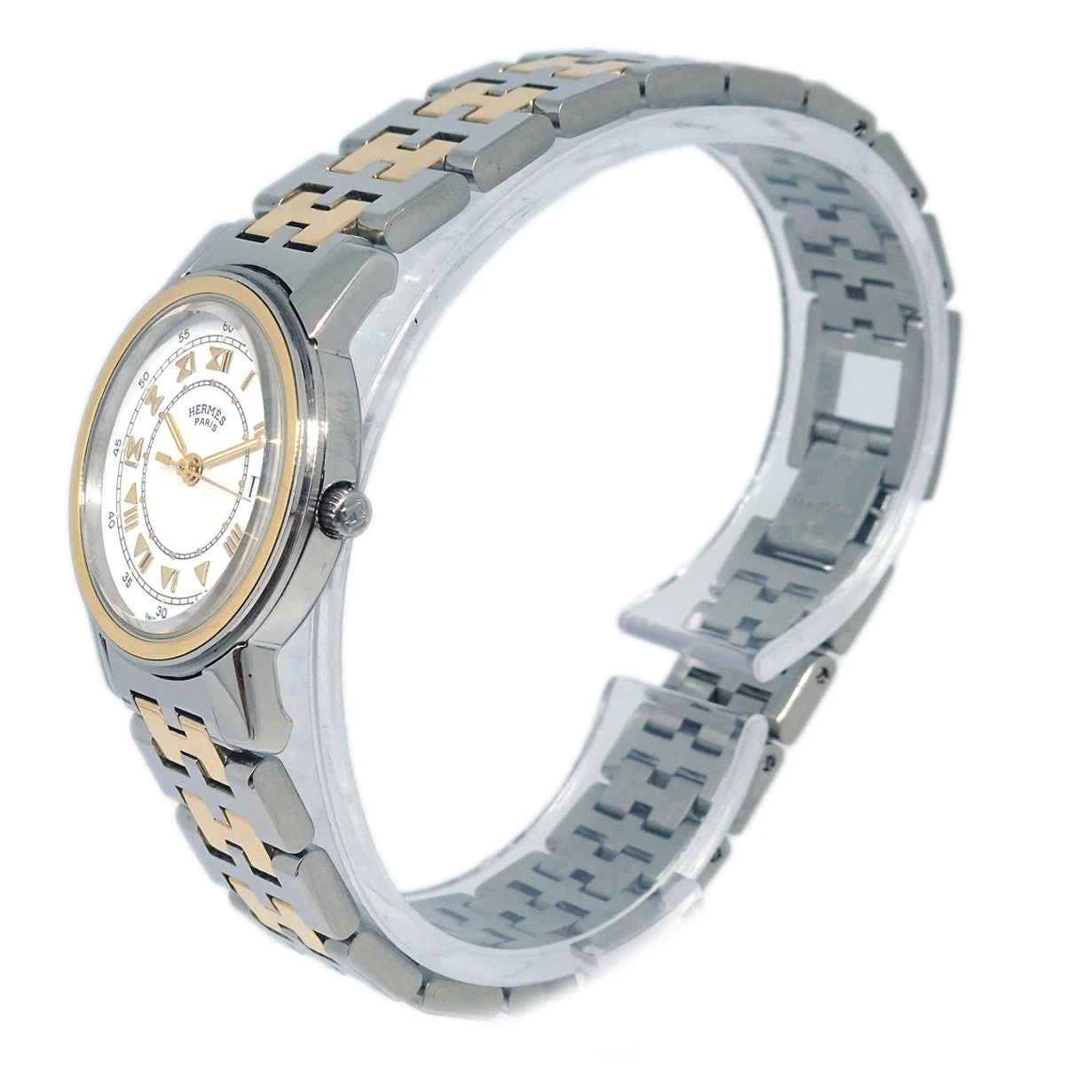 AMORE Vintage HERMES Ref.CA1.220 Carrick Watch SS 192033 5 AMORE Vintage HERMES Ref.CA1.220 Carrick Watch SS 192033 - Image 3