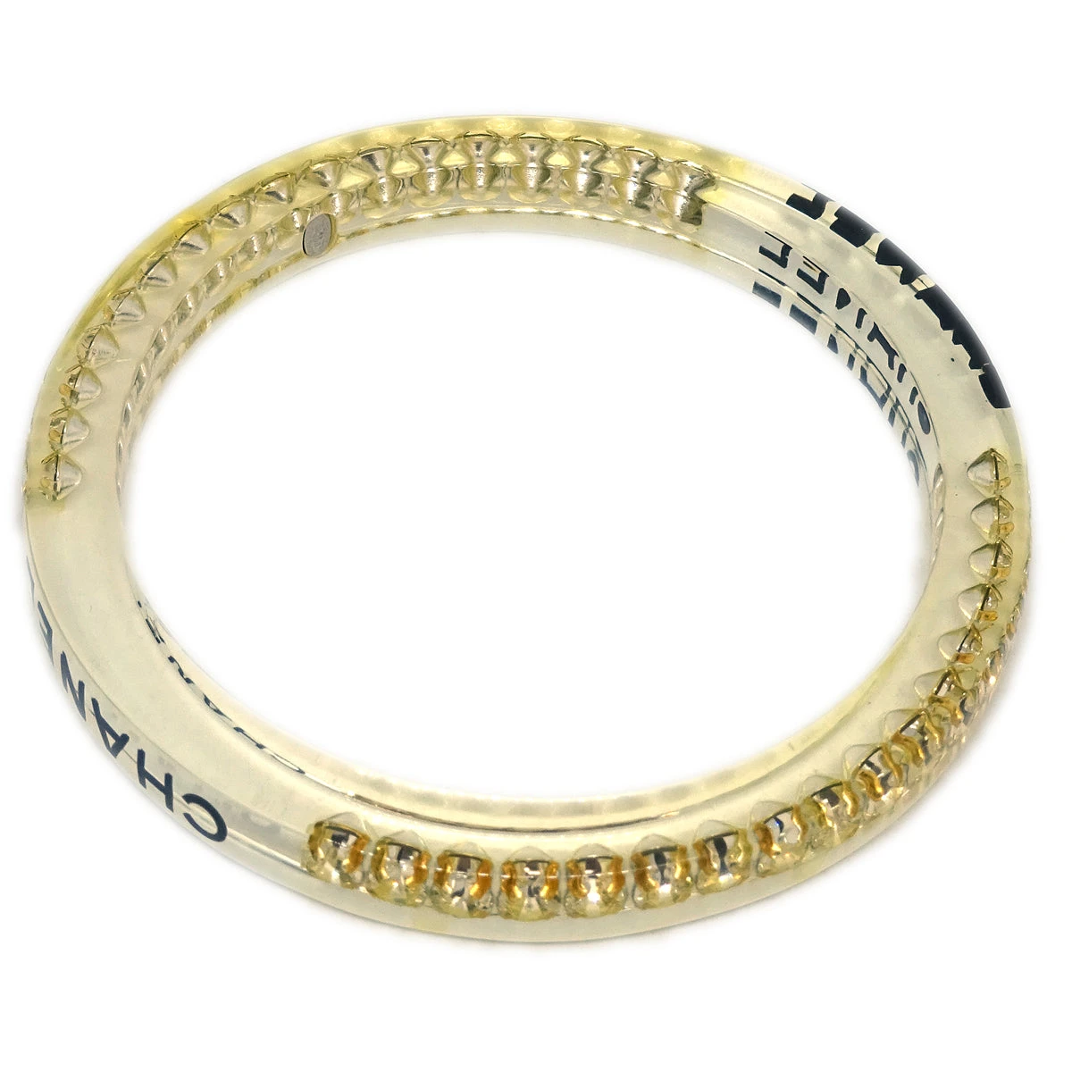AMORE Vintage CHANEL Bangle Rhinestone Clear 05P 192135 4 AMORE Vintage CHANEL Bangle Rhinestone Clear 05P 192135 - Image 2