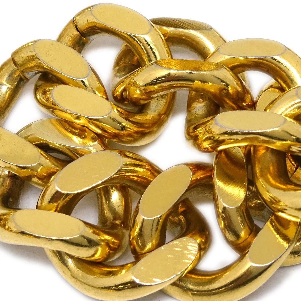 AMORE Vintage CHANEL Medallion Chain Belt Gold Small Good 172988 5 AMORE Vintage CHANEL Medallion Chain Belt Gold Small Good 172988 - Image 3