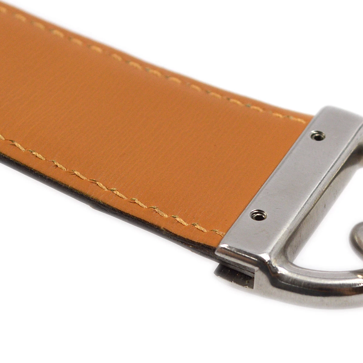 AMORE Vintage HERMES Brown Chaine D'Ancre Waist Belt #65 Small Good 172553 6 AMORE Vintage HERMES Brown Chaine D'Ancre Waist Belt #65 Small Good 172553 - Image 4