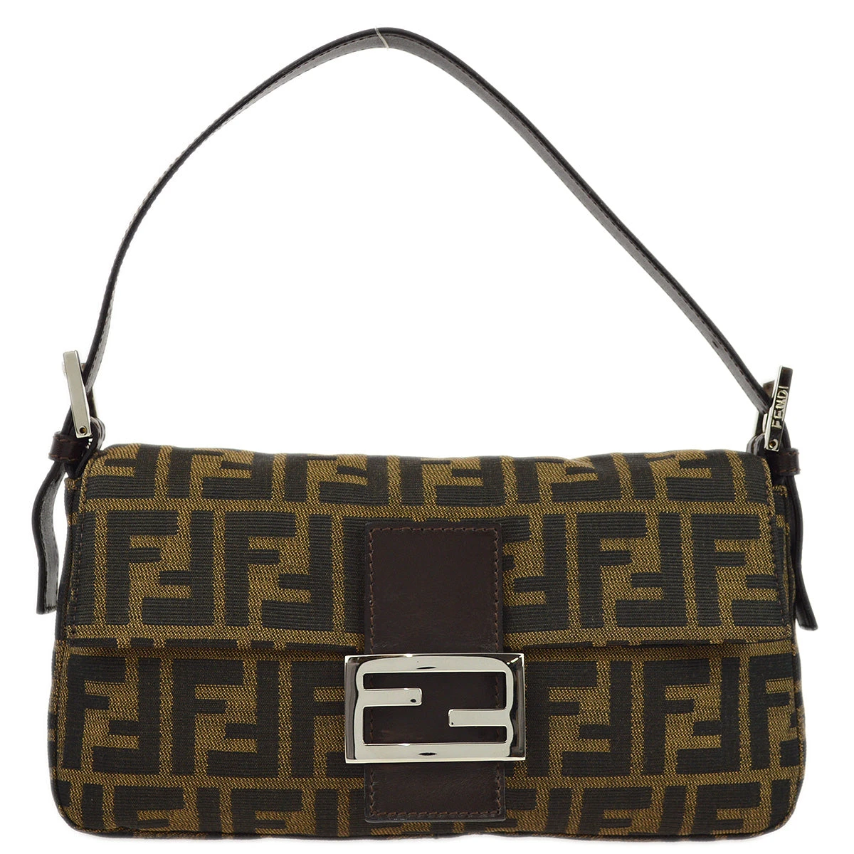AMORE Vintage FENDI Brown Zucca Baguette Handbag 172831 3 AMORE Vintage FENDI Brown Zucca Baguette Handbag 172831