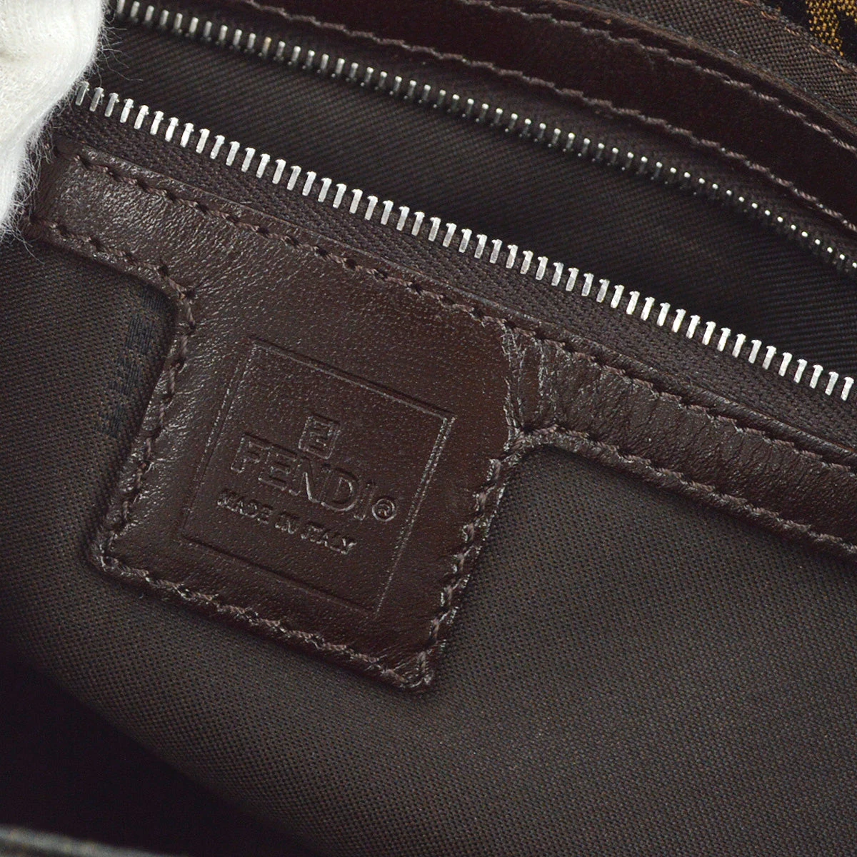 AMORE Vintage FENDI Brown Zucca Baguette Handbag 173099 10 AMORE Vintage FENDI Brown Zucca Baguette Handbag 173099 - Image 8