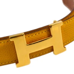 AMORE Vintage HERMES Yellow Courchevel Constance Reversible Belt #70 Small Good 192203 -Best Jewelry Store 20240702 192203 03 66af4655 2f45 4615 bba3 3dd6a0ab1911