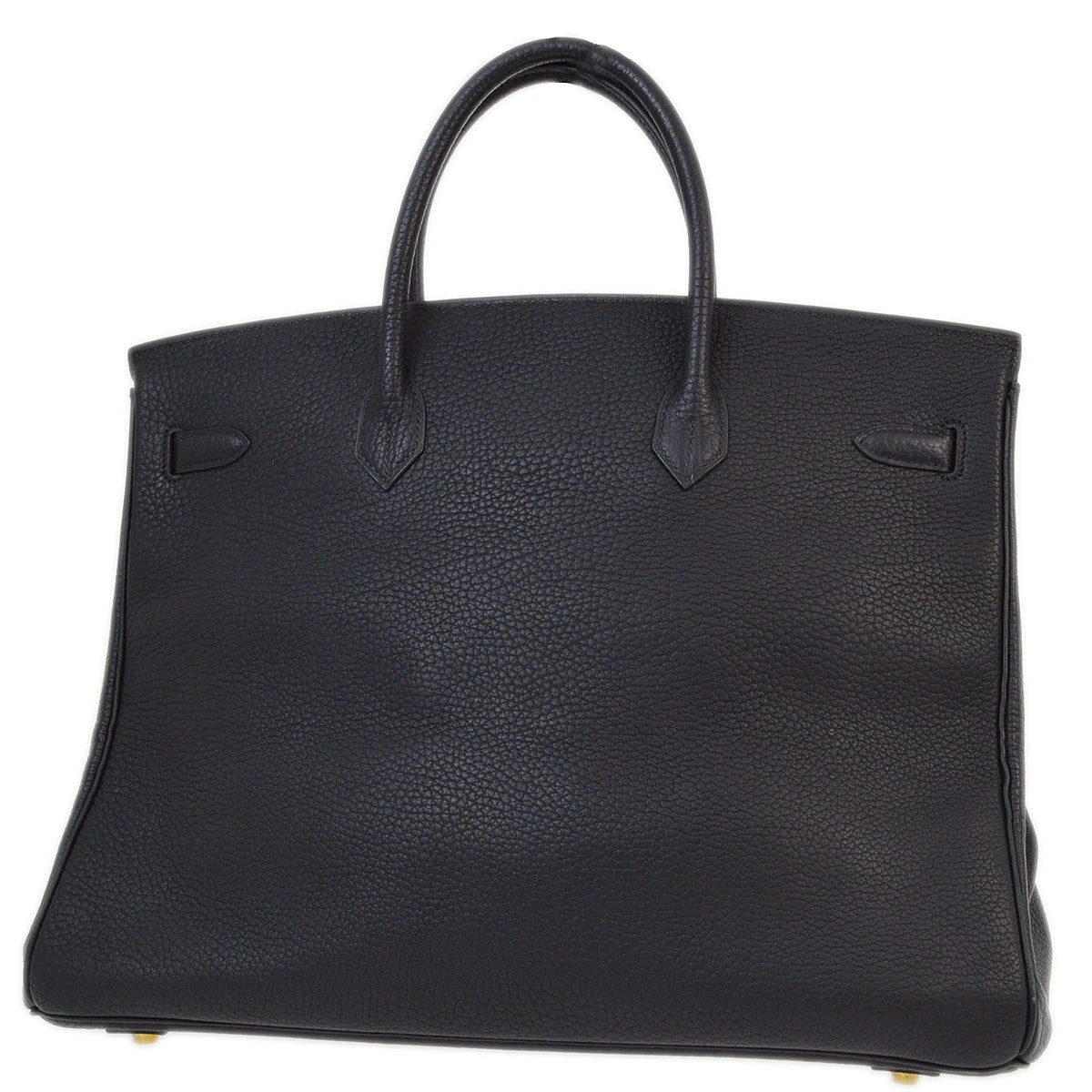 AMORE Vintage HERMES Black Fjord Birkin 40 Handbag 173156 4 AMORE Vintage HERMES Black Fjord Birkin 40 Handbag 173156 - Image 2
