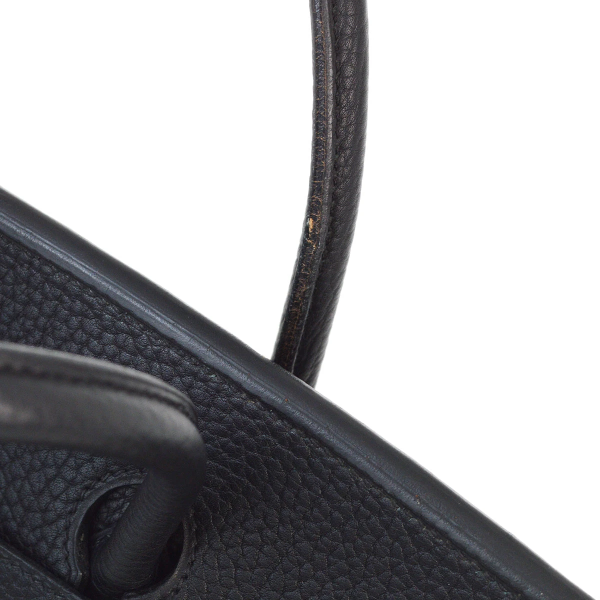 AMORE Vintage HERMES Black Fjord Birkin 40 Handbag 173156 8 AMORE Vintage HERMES Black Fjord Birkin 40 Handbag 173156 - Image 6