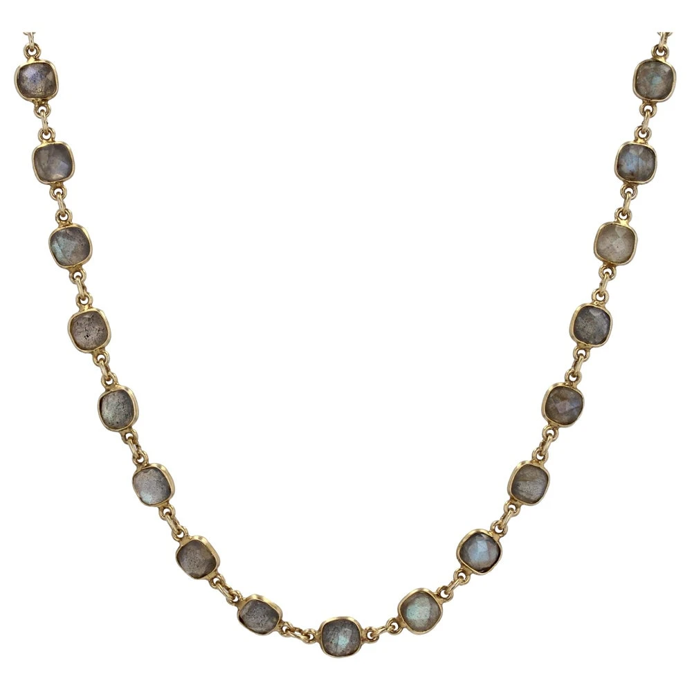Sarl Baume Modern Baume Creation Labradorites Vermeil Necklace 3 Sarl Baume Modern Baume Creation Labradorites Vermeil Necklace
