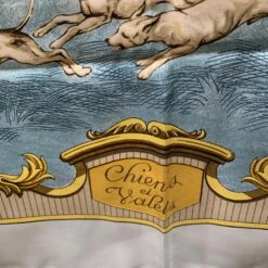 Opherty Ciocci HERMES Vintage Silk Scarf Chiens Et Valets 1963 Charles Hallo -Best Jewelry Store 213b7cdd 6aed 5636 b0f1 c65fb475b636