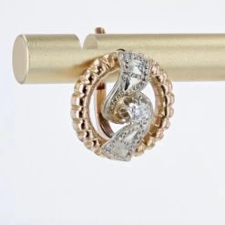 Sarl Baume French 1960s Diamonds 18 Karat Rose White Gold Earrings 16 Sarl Baume French 1960s Diamonds 18 Karat Rose White Gold Earrings -Best Jewelry Store 22 350 master