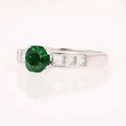 Sarl Baume French Modern 1, 02 Carat Tsavorite Garnet Princess-Cut Diamonds White Gold Ring 27 Sarl Baume French Modern 1, 02 Carat Tsavorite Garnet Princess-Cut Diamonds White Gold Ring -Best Jewelry Store 22 48802 master