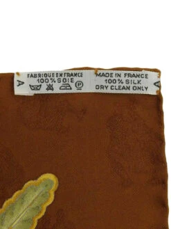 QOO Vintage HERMES Carres 90 Joies D'Hiver Scarf Brown/Beige/Multi -Best Jewelry Store 240802085147 7