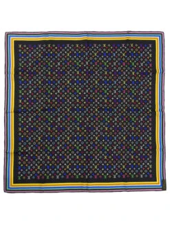 QOO Vintage LOUIS VUITTON Monogram Multicolor Scarf Noir -Best Jewelry Store 240802085682 10