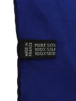 QOO Vintage CELINE Macadam Chain Zebra Pattern Scarf Navy/Multi -Best Jewelry Store 240803001121 7