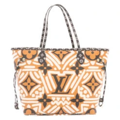 Brand Street LOUIS VUITTON Monogram Giant Neverfull MM Tote Bag Caramel M56584 LV Auth 24446A -Best Jewelry Store 24446 3