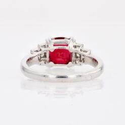 Sarl Baume New Art Deco Style Natural Vivid Red Spinel Diamonds 18 Karat White Gold Ring 33 Sarl Baume New Art Deco Style Natural Vivid Red Spinel Diamonds 18 Karat White Gold Ring -Best Jewelry Store 24 18103 master