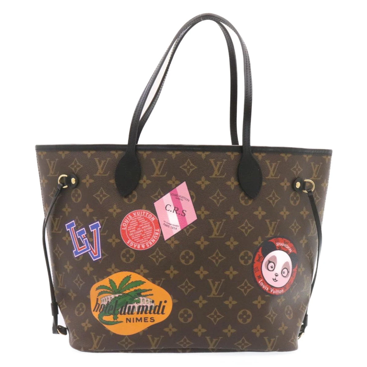 Brand Street LOUIS VUITTON Monogram World Tour Neverfull MM Tote Bag M42844 LV Auth 26563A 15 Brand Street LOUIS VUITTON Monogram World Tour Neverfull MM Tote Bag M42844 LV Auth 26563A - Image 13