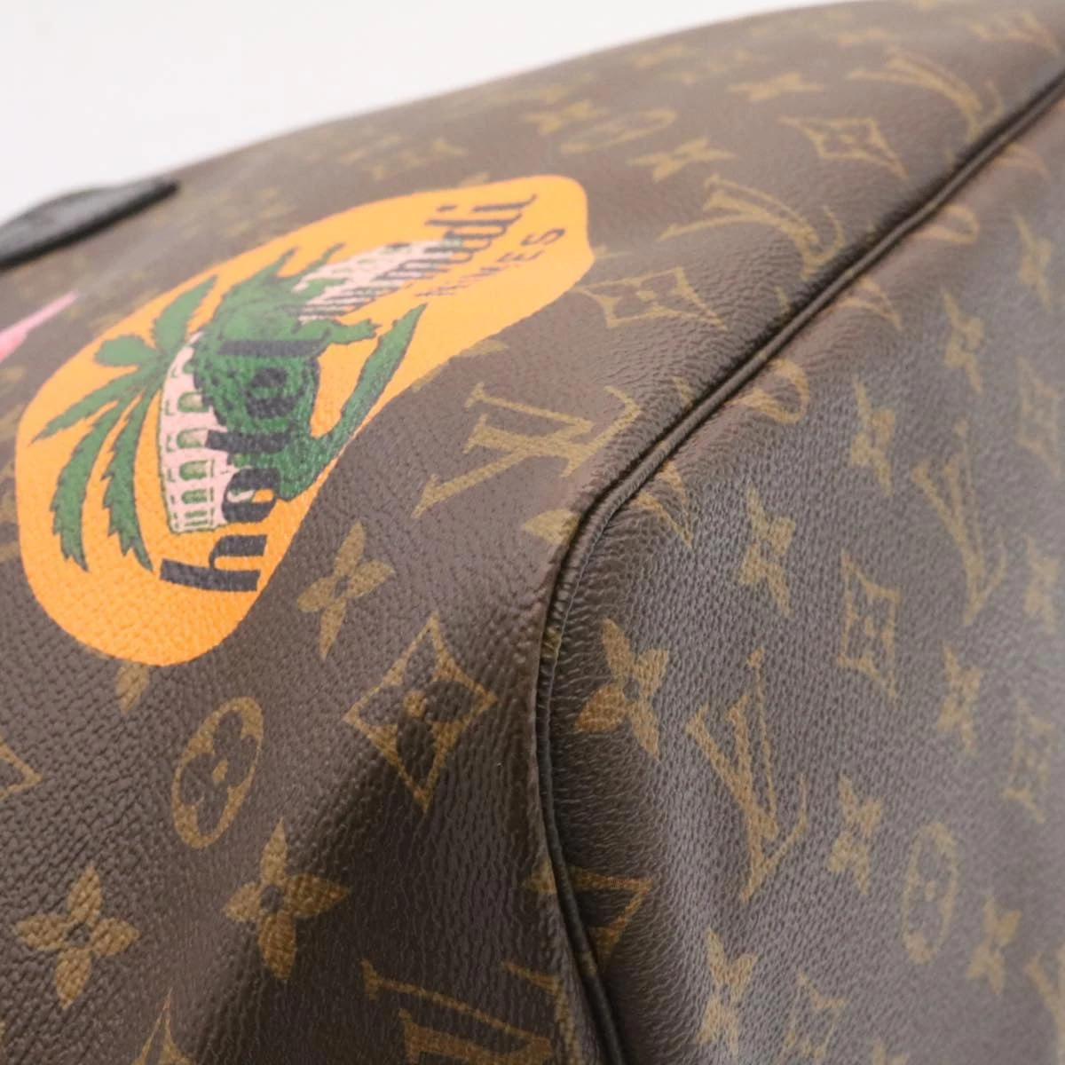 Brand Street LOUIS VUITTON Monogram World Tour Neverfull MM Tote Bag M42844 LV Auth 26563A 10 Brand Street LOUIS VUITTON Monogram World Tour Neverfull MM Tote Bag M42844 LV Auth 26563A - Image 8