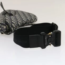 Brand Street CHRISTIAN DIOR Trotter Canvas Oblique Saddle Shoulder Body Bag Blue Auth 29581A -Best Jewelry Store 29581 7