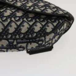 Brand Street CHRISTIAN DIOR Trotter Canvas Oblique Saddle Shoulder Body Bag Blue Auth 29581A -Best Jewelry Store 29581 9