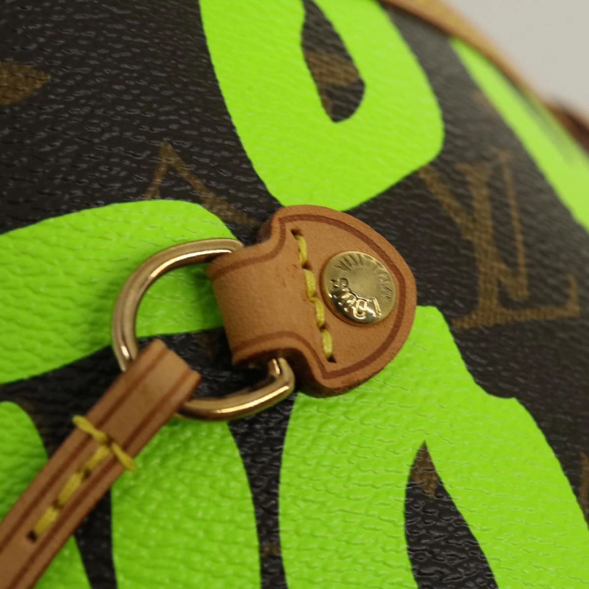 Brand Street LOUIS VUITTON Monogram Graffiti Neverfull GM Tote Bag Vert M93703 LV Auth 29943A 21 Brand Street LOUIS VUITTON Monogram Graffiti Neverfull GM Tote Bag Vert M93703 LV Auth 29943A - Image 19