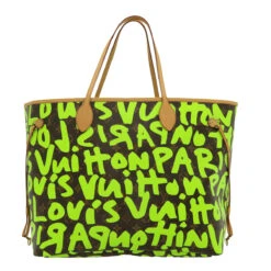 Brand Street LOUIS VUITTON Monogram Graffiti Neverfull GM Tote Bag Vert M93703 LV Auth 29943A 34 Brand Street LOUIS VUITTON Monogram Graffiti Neverfull GM Tote Bag Vert M93703 LV Auth 29943A -Best Jewelry Store 29943A 2