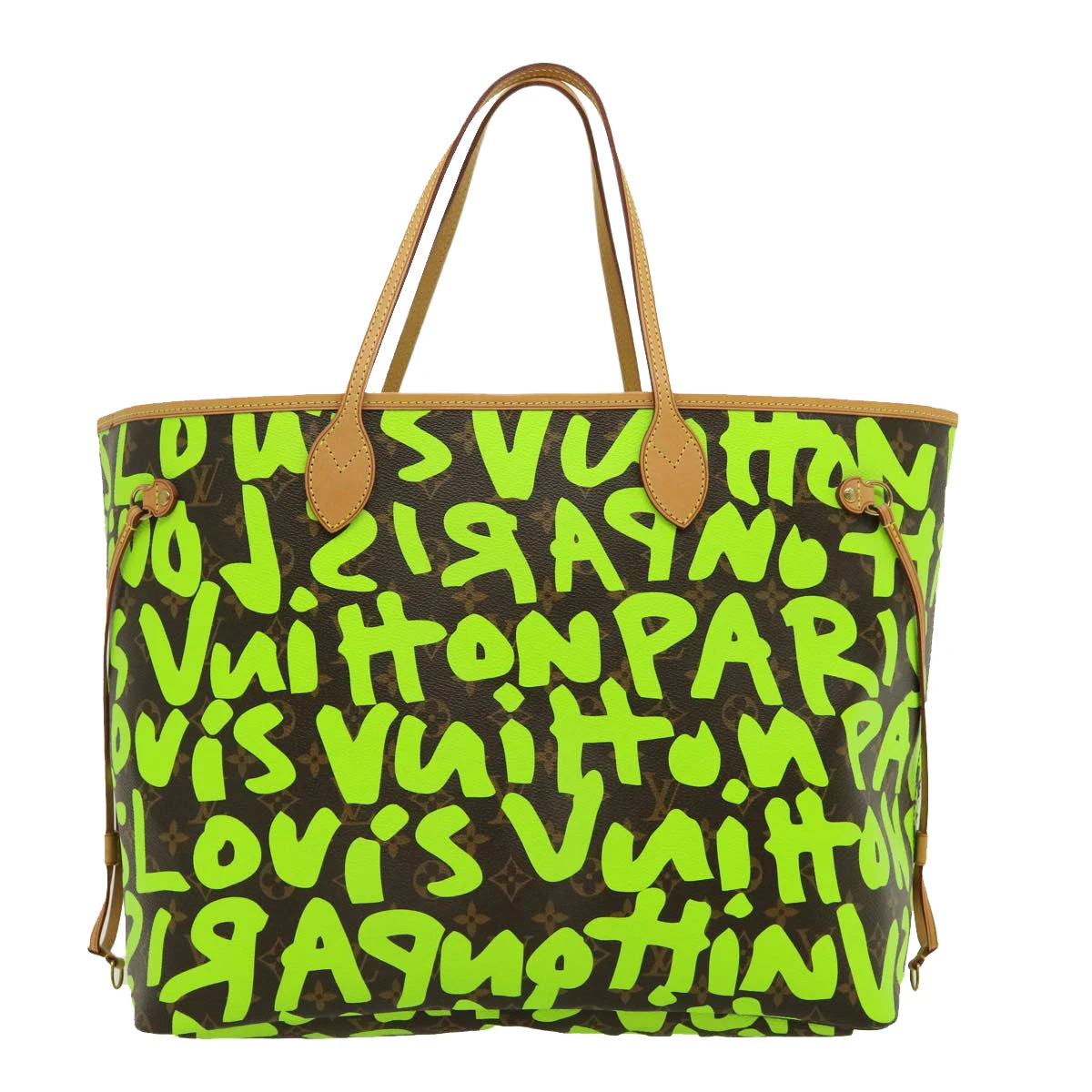 Brand Street LOUIS VUITTON Monogram Graffiti Neverfull GM Tote Bag Vert M93703 LV Auth 29943A 15 Brand Street LOUIS VUITTON Monogram Graffiti Neverfull GM Tote Bag Vert M93703 LV Auth 29943A - Image 13