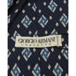Style Tribute GIORGIO ARMANI Dark Blue Print Tie -Best Jewelry Store 2fc5f300471a00632b6c698c72cdca08