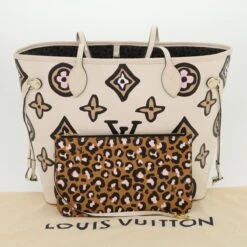 Brand Street LOUIS VUITTON Monogram Wild At Heart Neverfull MM Tote Bag M45819 Auth 30747A -Best Jewelry Store 30747A 29