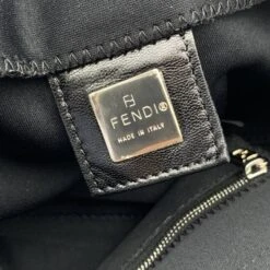 Opherty Ciocci FENDI Black Fabric Front Pocket Baguette Shoulder Bag Handbag -Best Jewelry Store 33ad8cd8 dd36 5f63 a507 3b38cb4a05ea