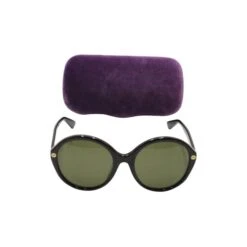 Style Tribute GUCCI Black Round Monogram Sunglasses -Best Jewelry Store 380411e1e6dee6f678ce6574b2211098
