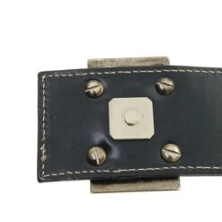 Brand Street FENDI Zucchino Canvas Mamma Baguette Shoulder Bag Navy Auth 39439 -Best Jewelry Store 39439 15