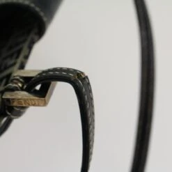 Brand Street FENDI Zucchino Canvas Mamma Baguette Shoulder Bag Navy Auth 39439 -Best Jewelry Store 39439 24