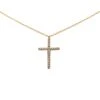 Upteam Tiffany 18K Yellow Gold Diamond Medium Metro Cross Pendant Necklace -Best Jewelry Store 3JDDX5QF9PJDIX97 1