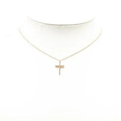 Upteam Tiffany 18K Yellow Gold Diamond Medium Metro Cross Pendant Necklace -Best Jewelry Store 3JDDX5QF9PJDIX97 7