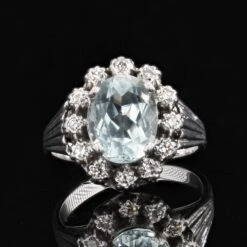 Sarl Baume French 1950s Aquamarine Diamonds 18 Karat White Gold Ring 15 Sarl Baume French 1950s Aquamarine Diamonds 18 Karat White Gold Ring -Best Jewelry Store 3 master 719707a2 3d47 4cc0 90f5 3024b8a7321d