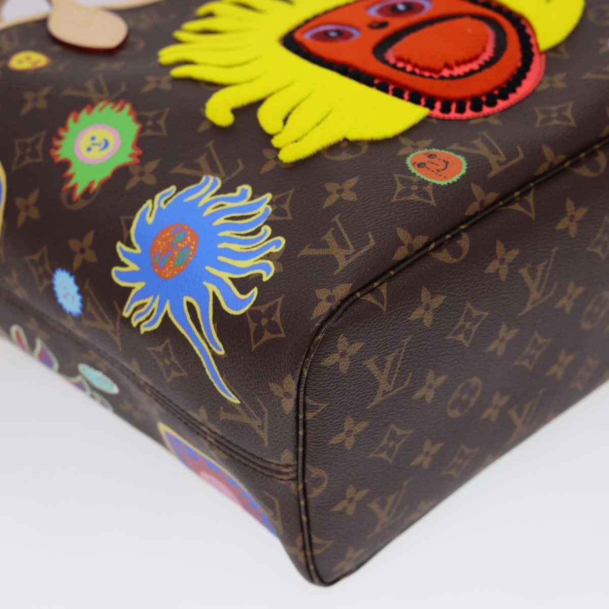 Brand Street LOUIS VUITTON Yayoi Kusama Face Neverfull MM Tote Bag M46447 LV Auth 40256A 16 Brand Street LOUIS VUITTON Yayoi Kusama Face Neverfull MM Tote Bag M46447 LV Auth 40256A - Image 14