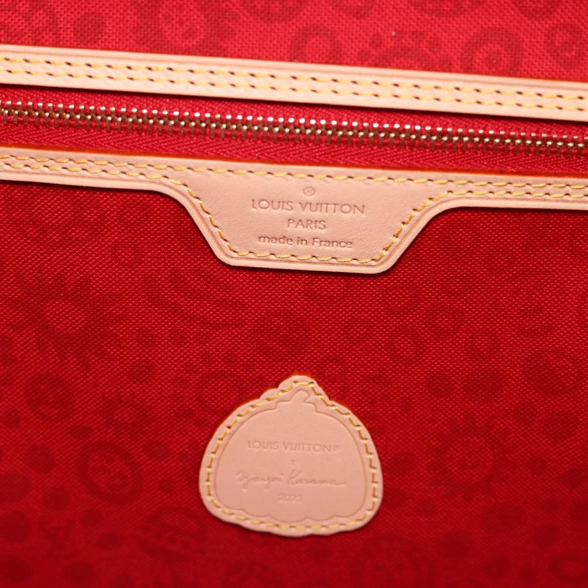 Brand Street LOUIS VUITTON Yayoi Kusama Face Neverfull MM Tote Bag M46447 LV Auth 40256A 19 Brand Street LOUIS VUITTON Yayoi Kusama Face Neverfull MM Tote Bag M46447 LV Auth 40256A - Image 17