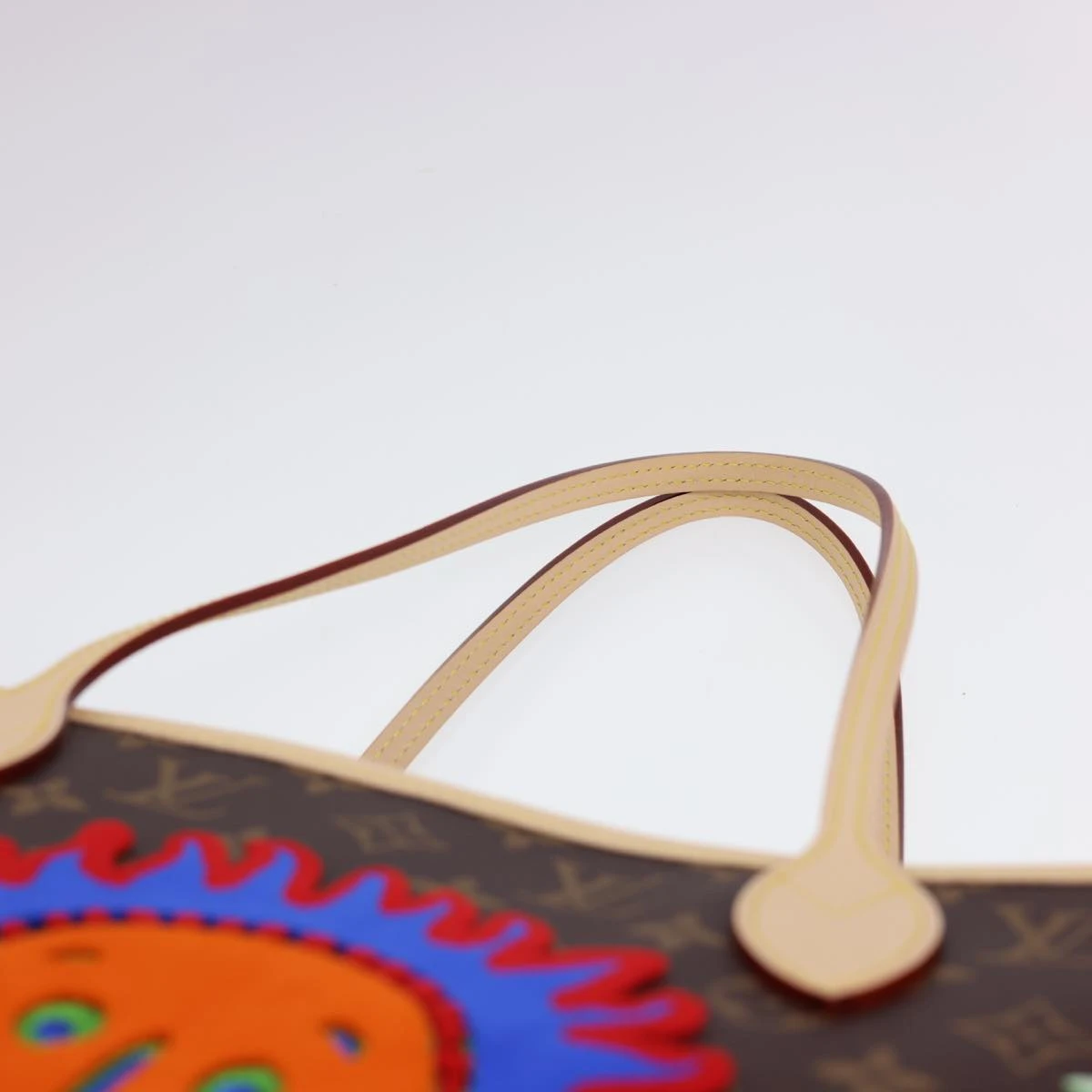 Brand Street LOUIS VUITTON Yayoi Kusama Face Neverfull MM Tote Bag M46447 LV Auth 40256A 15 Brand Street LOUIS VUITTON Yayoi Kusama Face Neverfull MM Tote Bag M46447 LV Auth 40256A - Image 13