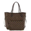 Brand Street LOUIS VUITTON Damier Ebene Neverfull MM Tote Bag N51105 LV Auth 41156A 2 Brand Street LOUIS VUITTON Damier Ebene Neverfull MM Tote Bag N51105 LV Auth 41156A -Best Jewelry Store 41156A 1