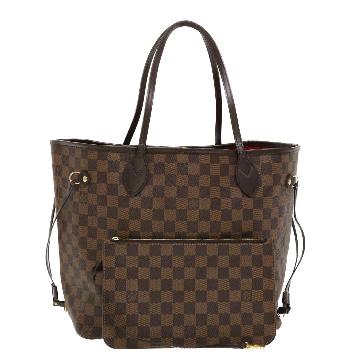 Brand Street LOUIS VUITTON Damier Ebene Neverfull MM Tote Bag N51105 LV Auth 41156A 3 Brand Street LOUIS VUITTON Damier Ebene Neverfull MM Tote Bag N51105 LV Auth 41156A
