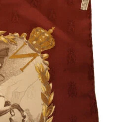 Brand Street HERMES Carre 90 NAPOLEON Scarf Silk Wine Red Auth 42854 -Best Jewelry Store 42854 12