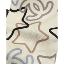 Style Tribute CHANEL Star Printed Slim Bandeau In Ecru Silk -Best Jewelry Store 43e408c9d2b959d6bd9b94967813543f