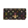 Brand Street LOUIS VUITTON Monogram Multicolor Multicles 4 Key Case Black M60044 Auth 48631