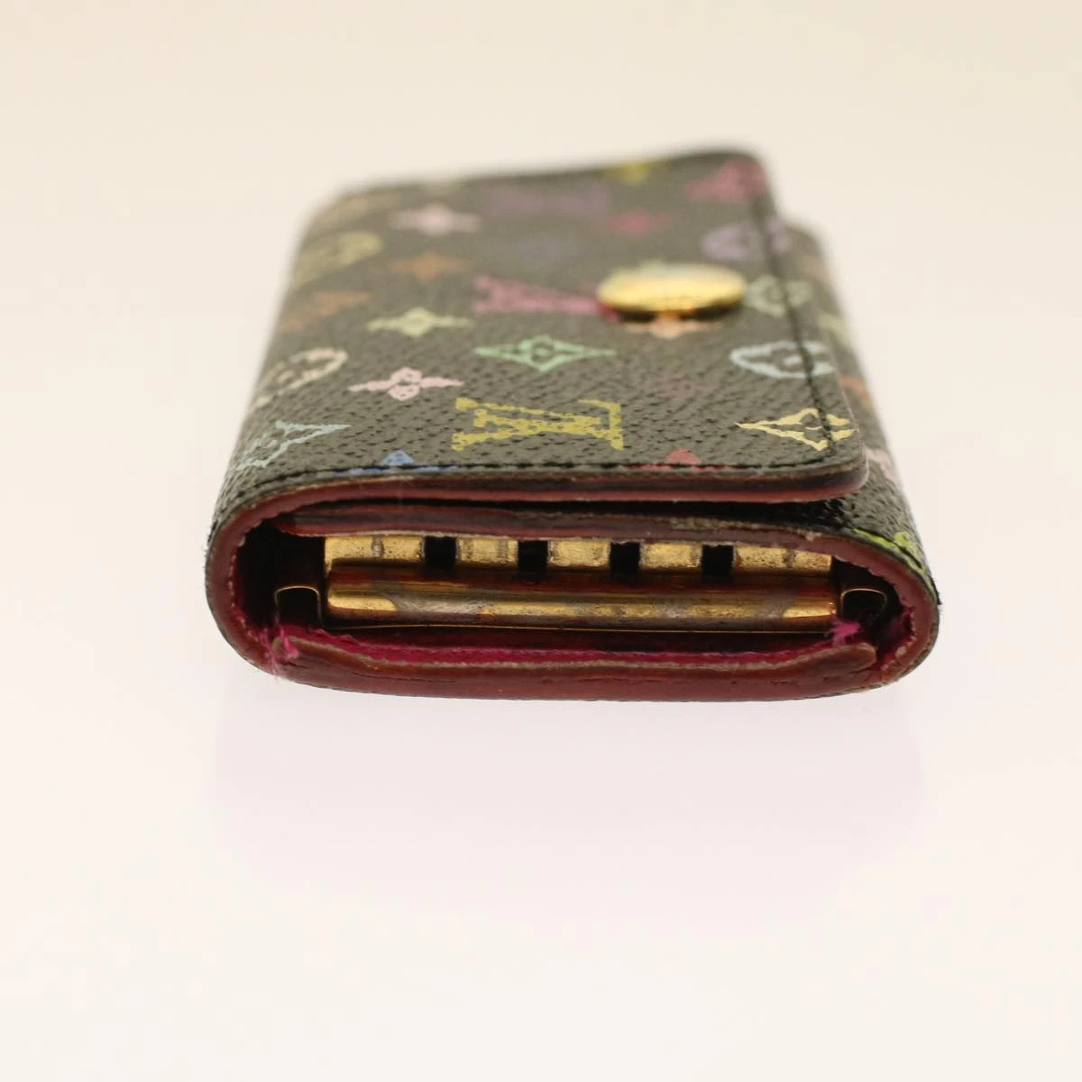 Brand Street LOUIS VUITTON Monogram Multicolor Multicles 4 Key Case Black M60044 Auth 48631 5 Brand Street LOUIS VUITTON Monogram Multicolor Multicles 4 Key Case Black M60044 Auth 48631 - Image 3