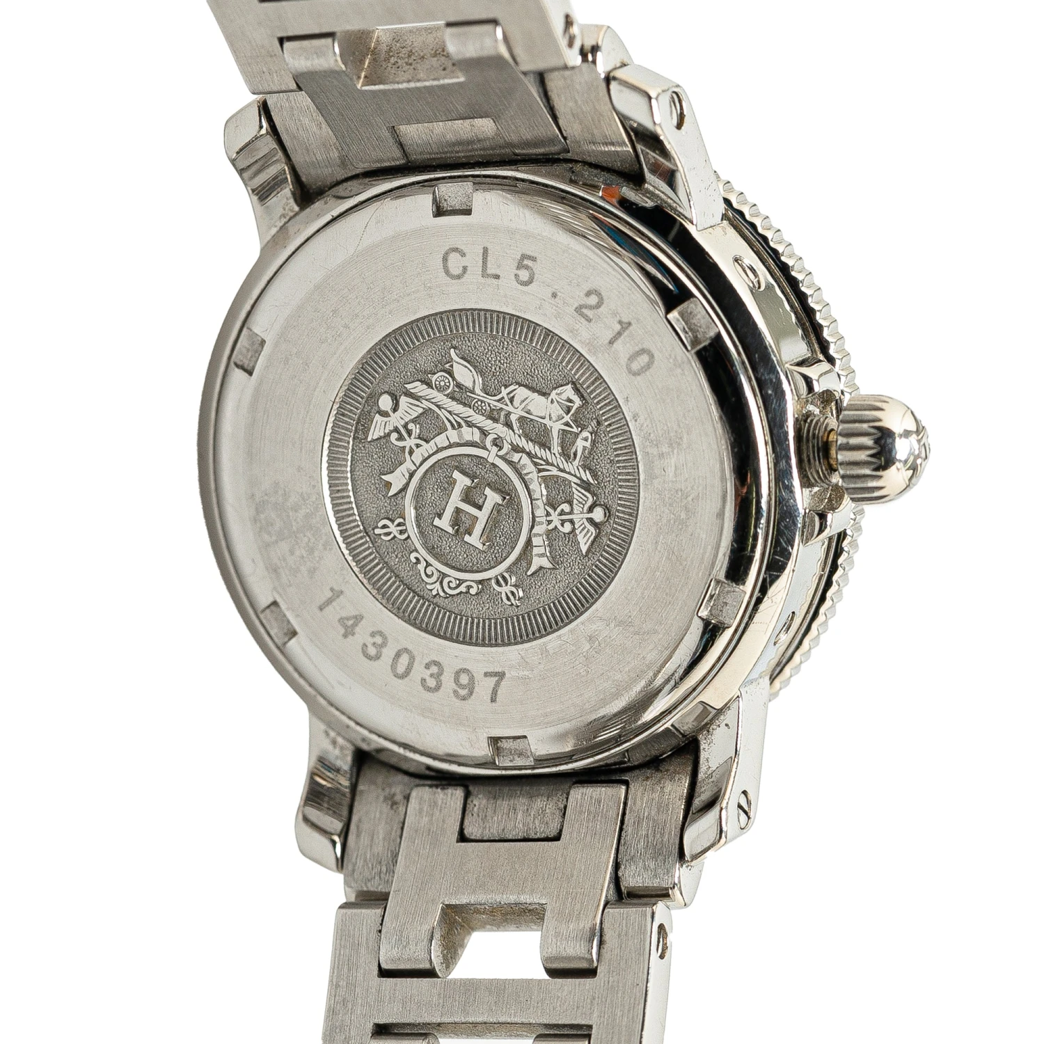 Upteam Hermes Quartz Stainless Steel Clipper Diver Watch 9 Upteam Hermes Quartz Stainless Steel Clipper Diver Watch - Image 7