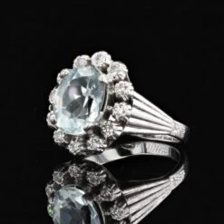 Sarl Baume French 1950s Aquamarine Diamonds 18 Karat White Gold Ring 16 Sarl Baume French 1950s Aquamarine Diamonds 18 Karat White Gold Ring -Best Jewelry Store 4 master e96b1d91 9ee1 468f 9fc5 ad746cfef676
