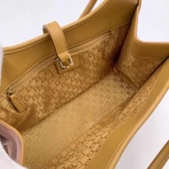 Opherty Ciocci GUCCI Pink Suede Beige Leather Jackie Hobo Bag Shoulder Bag -Best Jewelry Store 4a6d1ee0 5832 5341 ba6e 30ed581294d3