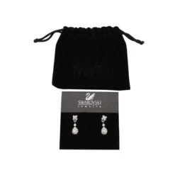Style Tribute Swarovski Crystal Drop Earrings In Silver Metal -Best Jewelry Store 4e09a0d324c27cfc3ca3f545f1c49320