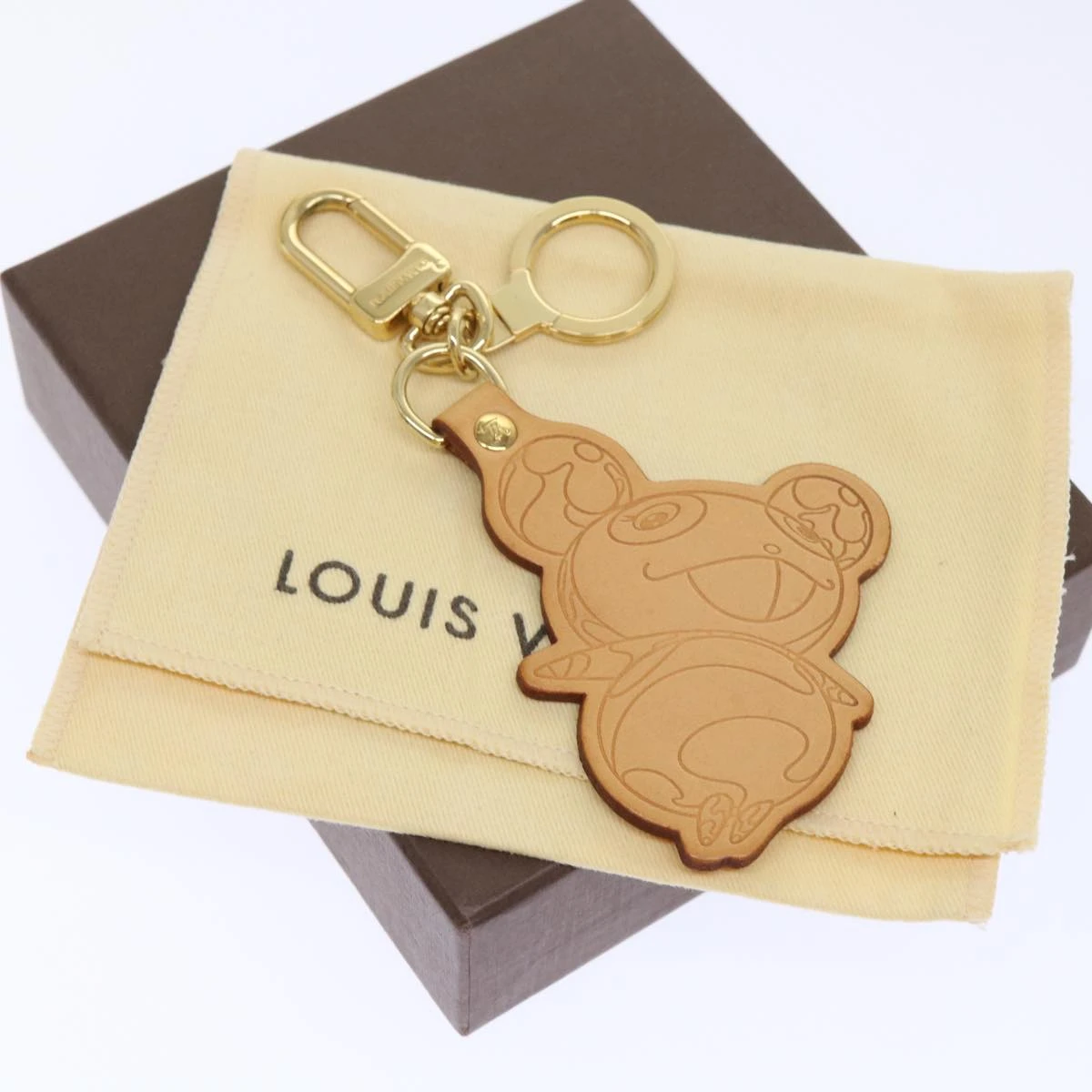 Brand Street LOUIS VUITTON Takashi Murakami Porte Cles Panda Charm Leather M62637 Auth 51128 14 Brand Street LOUIS VUITTON Takashi Murakami Porte Cles Panda Charm Leather M62637 Auth 51128 - Image 12